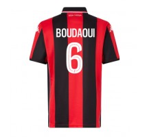 OGC Nice Hicham Boudaoui #6 Koszulka Podstawowa 2025-26 Krótki Rękaw
